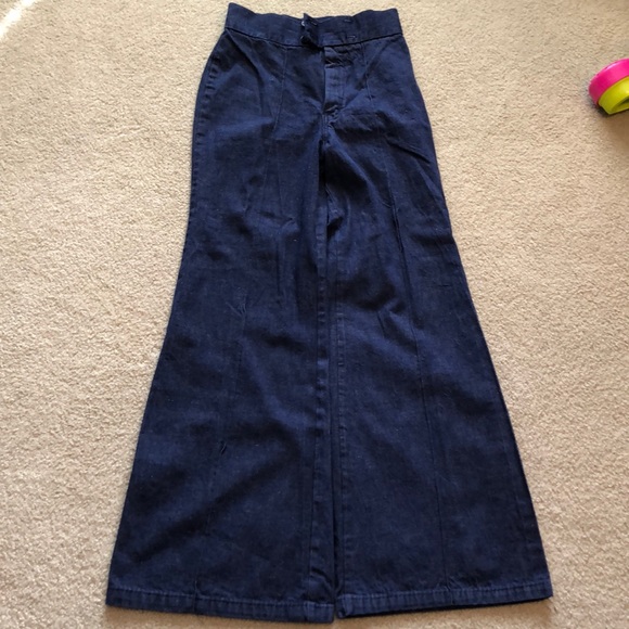 Turtle bax vintage jeans bellbottoms - Picture 1 of 7